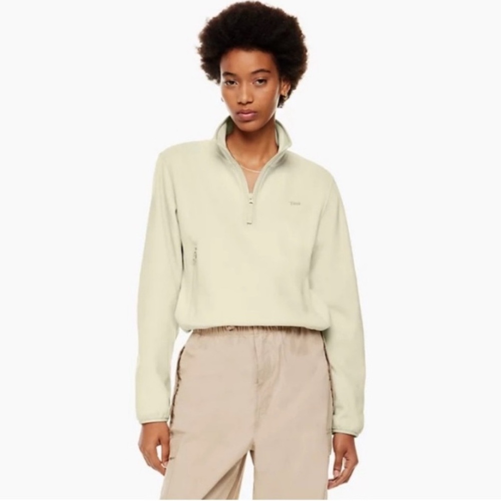 Aritzia TNA Cropped Half-Zip Pullover